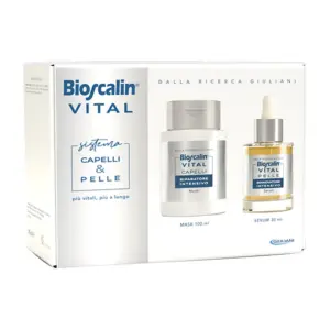 Bioscalin Vital Kit Capelli e Pelle Siero Viso 30ml + Maschera Capelli 100ml