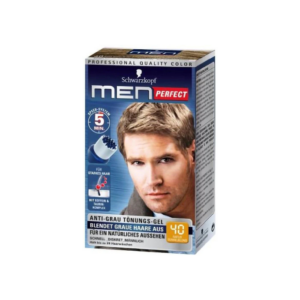 Schwarzkopf Men Tinta uomo Applicazione in 5 min 40 Biondo scuro