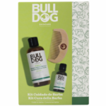 Bulldog Skincare Kit cura barba Shampoo e olio per barba + pettine barba