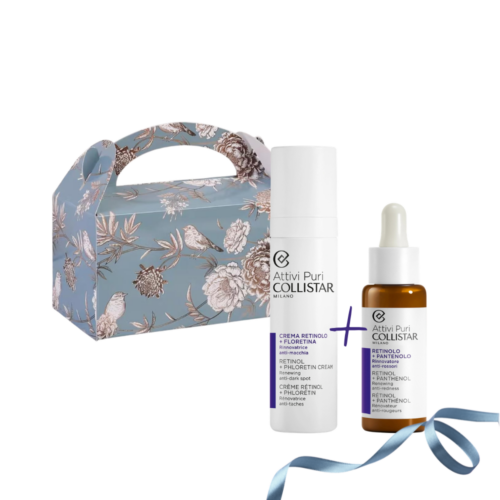 Gift Set Collistar Crema Retinolo Floretina anti macchie 50ml + Siero Retinolo 30ml in omaggio