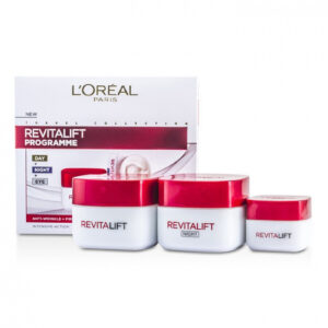 Gift Set L'Oreal Revitalift Crema viso giorno 50ml e notte 50ml + contorno occhi 15ml