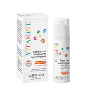 Crema viso idratante 50ml Vitamine Amerigo New 2026 per pelli normali e miste