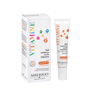 Gel contorno occhi intensivo 15ml elimina segni di stanchezza Vitamine Amerigo