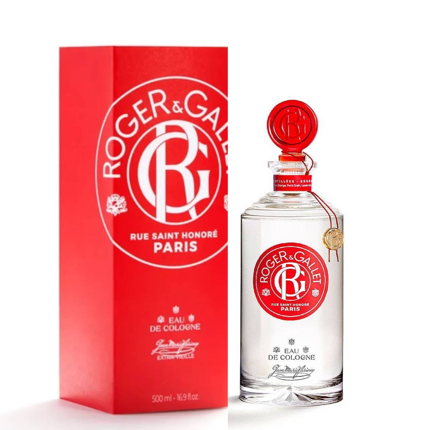 Roger & Gallet Eau de Cologne Rue Saint Honore Paris 500ml Unisex acqua di colonia