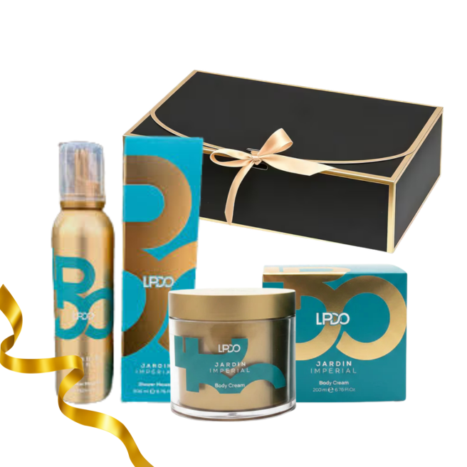 LPDO Jardin Imperial Body Cream 200ml + shower mousse 200ml Gift Set