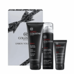 Collistar Kit Uomo Gel Doccia Tonificante Shiuma da barba e gel detergente viso