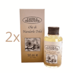 L'Antica tradizione Olio di mandorle dolci 50ml Offerta 2 pezzi