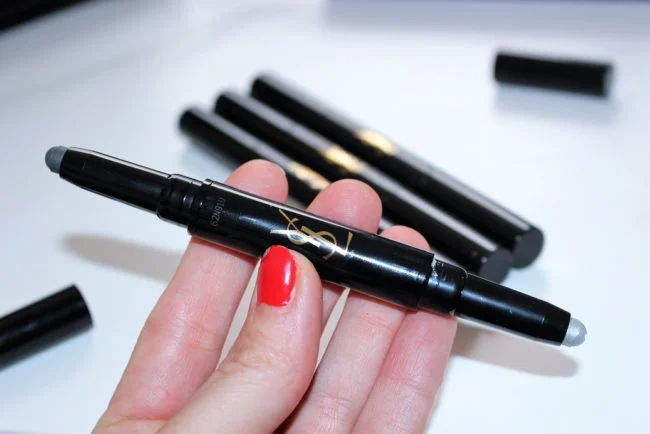 YSL Eye Duo Smoker Long Lasting Creamy Eye Shadow Duo 1 Smoky Grey - immagine 2
