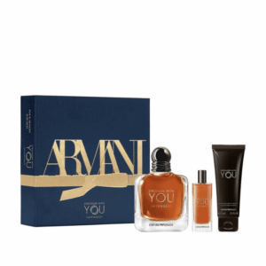 Set Giorgio Armani Stronger With You Intensely Eau de Parfum 100ml + profumo mini 15ml + Gel doccia 75ml