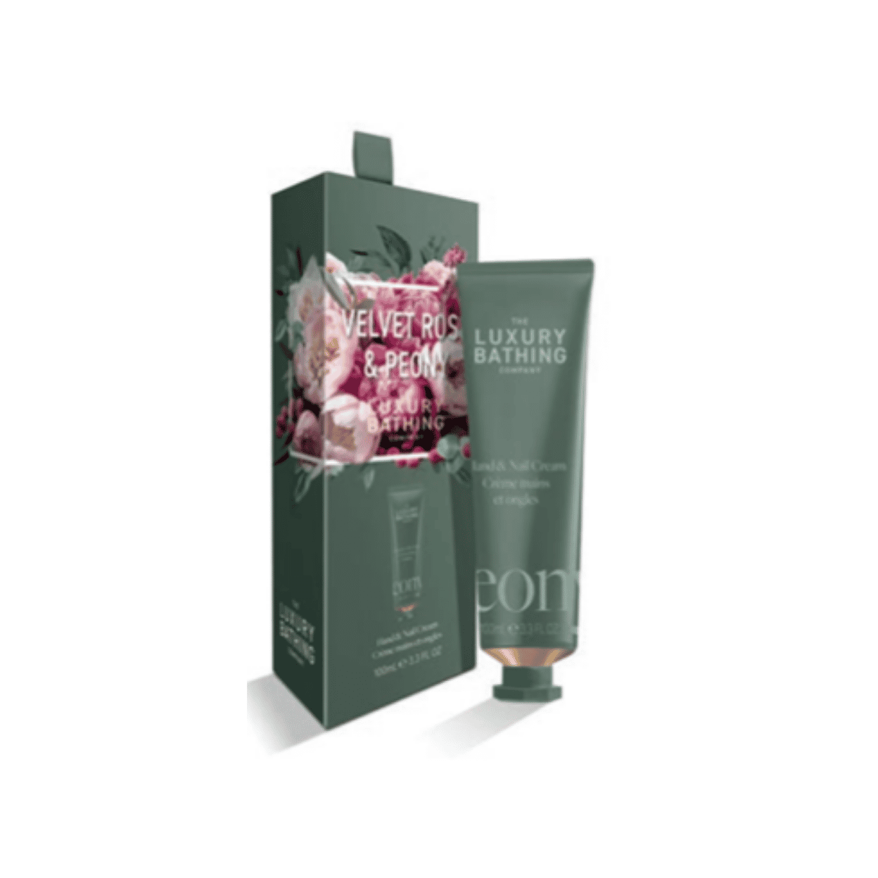 The luxury Bathing Crema mani e unghie 100ml Rosa vellutata e peonia