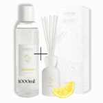 Diffusore con bastoncini Mr&Mrs Fragrance Blanc Limoni di Amalfi + Ricarica 1L