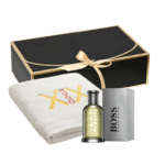 Gift Set Uomo Hugo Boss Bottled Eau de Toilette 50ml + Asciugamano Hugo Boss