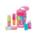 Gift Set JELLY LIPS 4 Oli labbra effetto gel + pochette