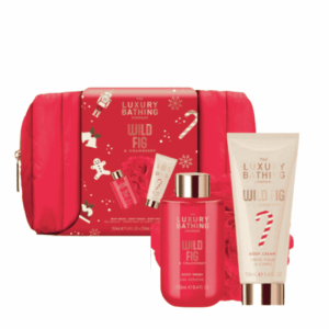 Gift Set The Luxury Bathing Crema Doccia Spugna e pochette Wild Fig & Cranberry