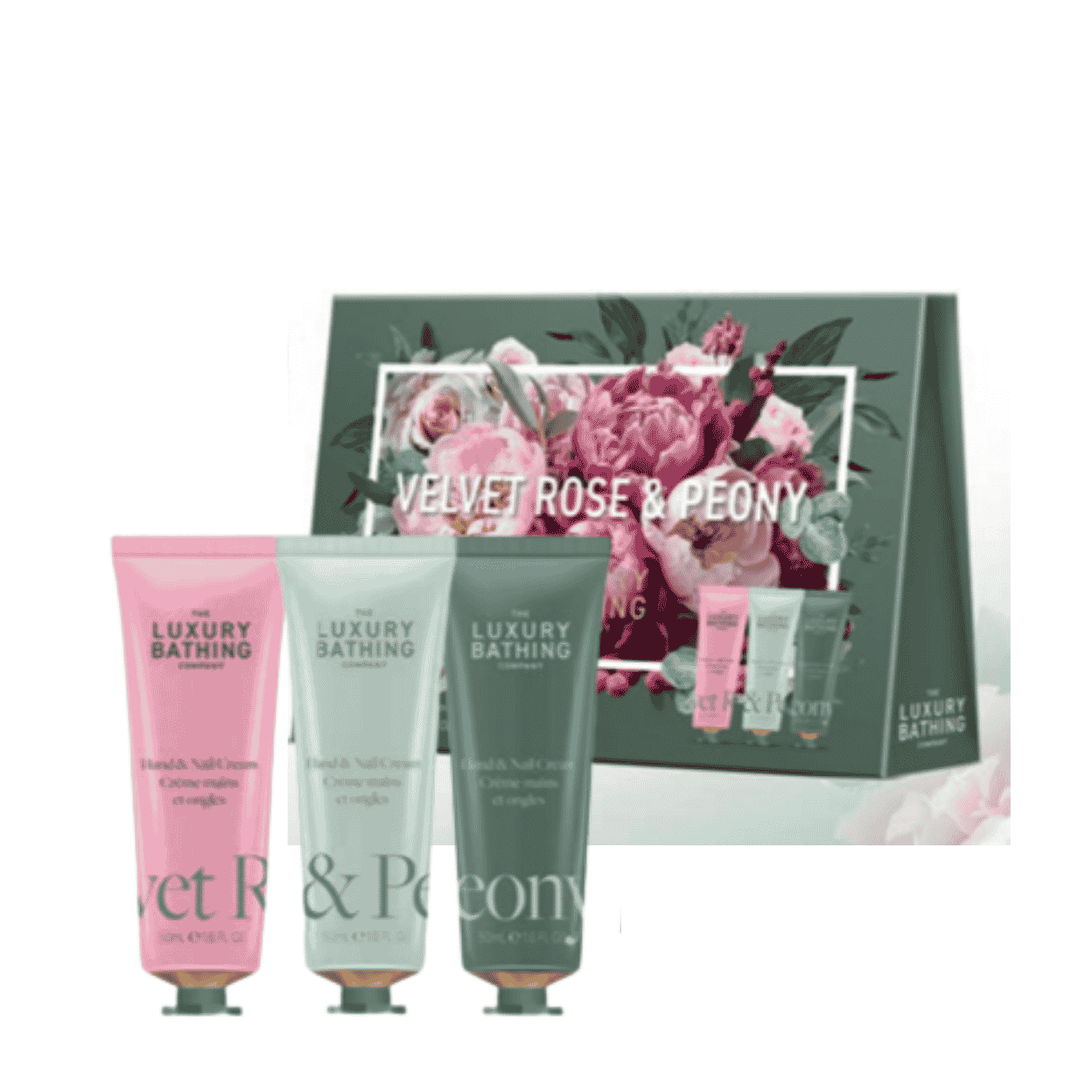 Gift set The Luxury Bathing 3 creme mani 50ml Velvet Rose e Peony